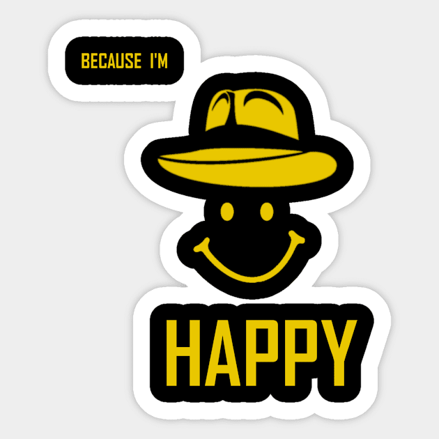 HAPPY Sticker by Smokbeast